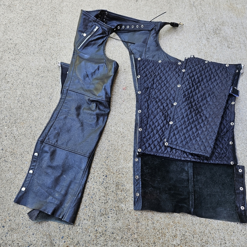 Classic Leather Gear Chaps